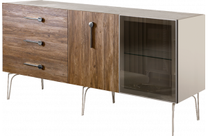 Комод для гостиной Богемия Вуд (Bogemia Wood) БМКМ-4(Wo)[5][10]